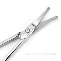 Hair eyebrows stainless steel scissors cutting tools round head nose hair beauty scissors